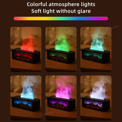 CosyFlame:  Waterless Aroma Diffuser with Fireplace Effect