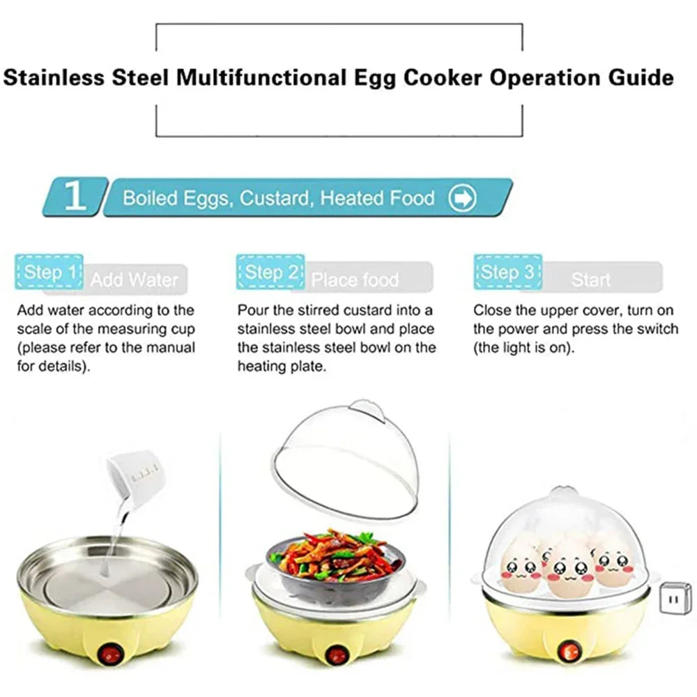 Eggxpress: olla rápida para 7 huevos con apagado automático