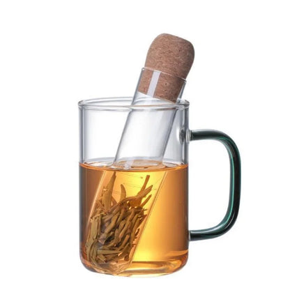 GlassTea:  Creative Pipe-Shaped Tea Infuser